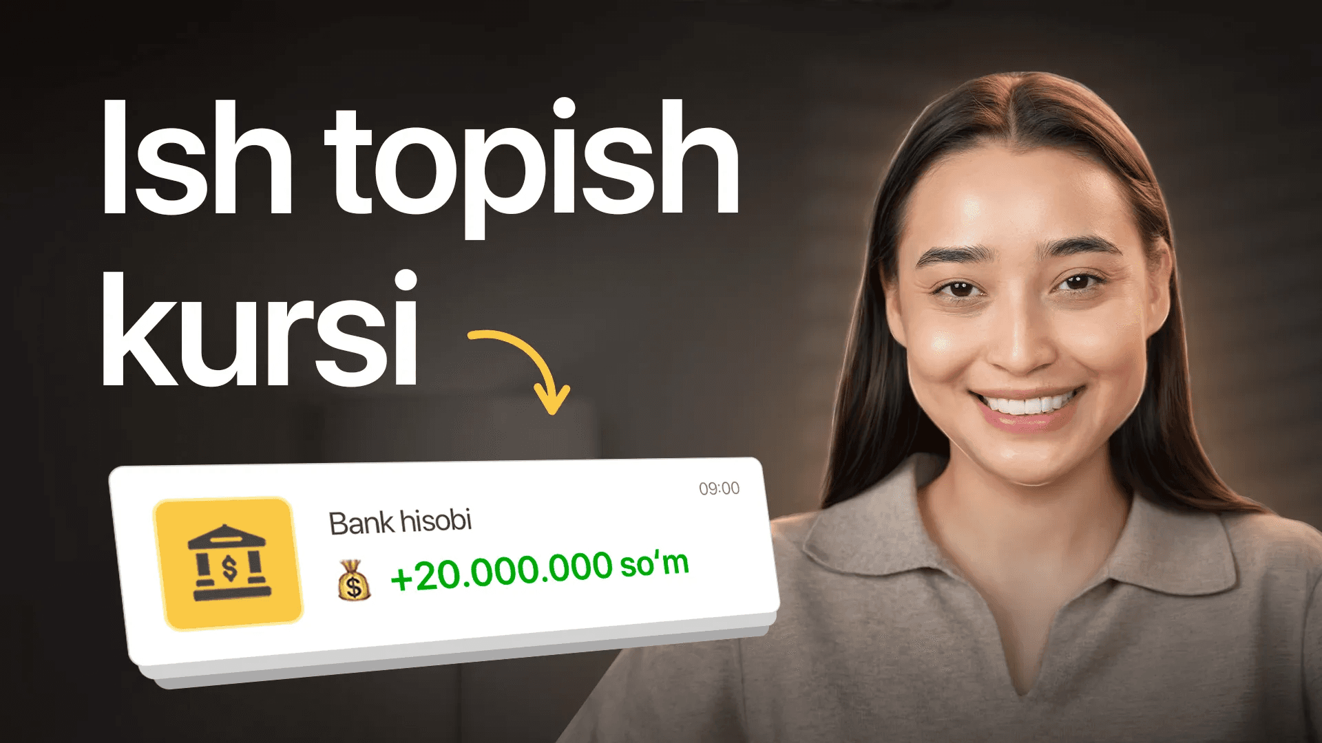 Bepul, sifatli Ish topish kursi - Ustoz ai. Ustoz Mohinur Inomova