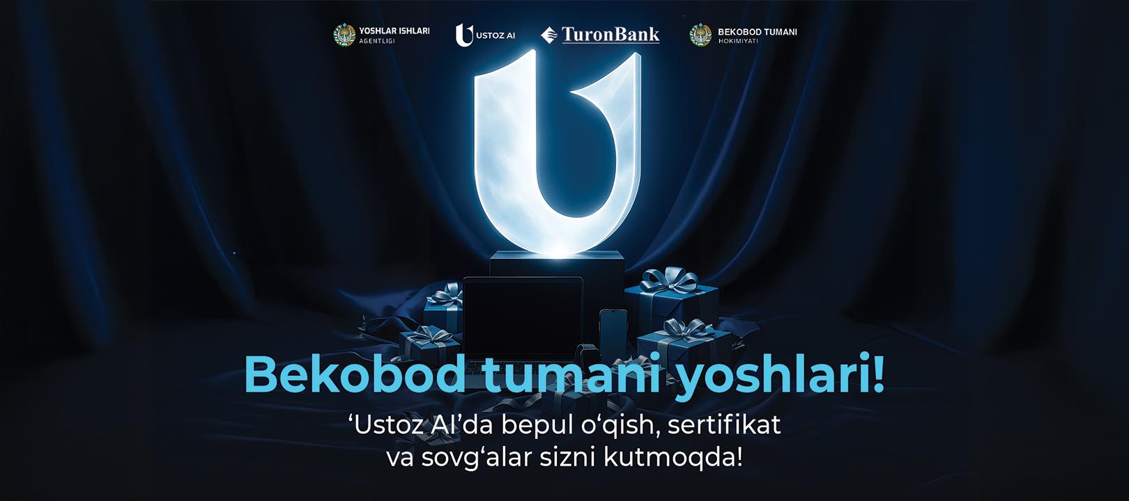 ustoz ai banner Bekobod