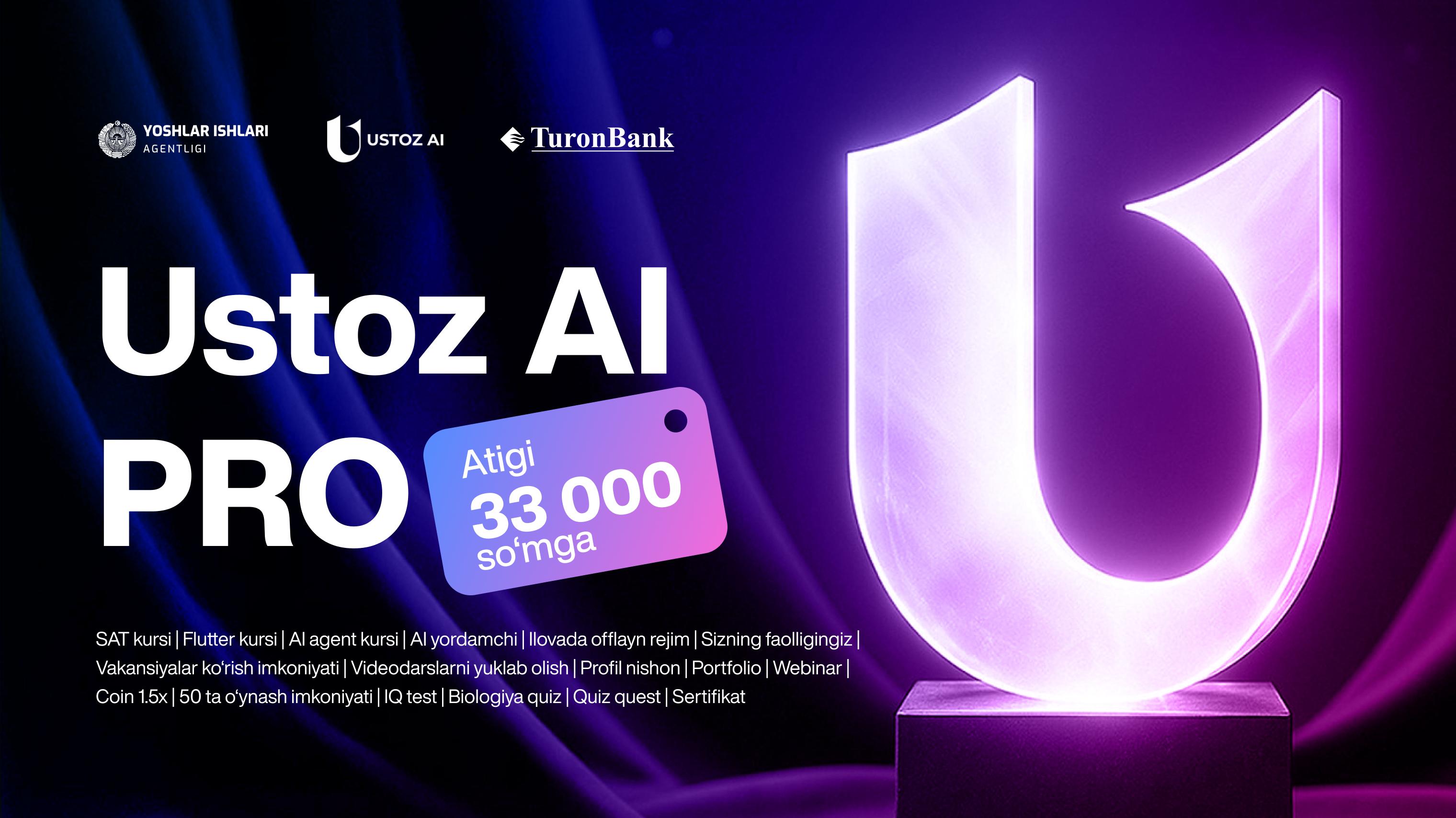 ustoz ai banner ustoz ai pro